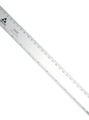 Regla de aluminio de 30 cm