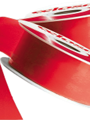 Cinta Liso No.22 color rojo