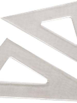 Juego de Escuadras sin bicel de 32 cm