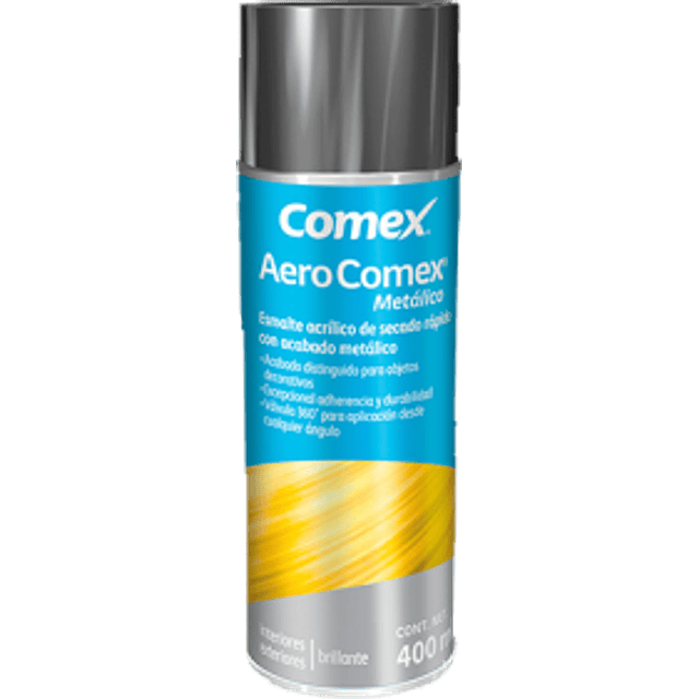 Aerosol color cromo metálico brillante, de 400 ml