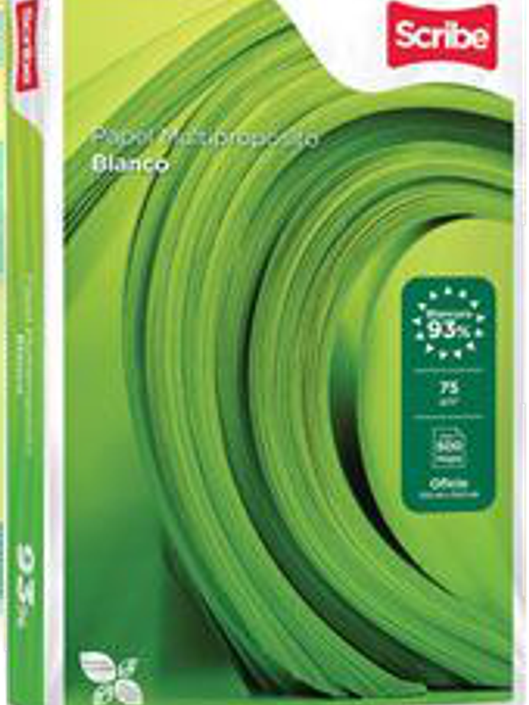 Papel Bond multi-propósitos CON 93% blancura tamaño oficio paquete con 500 hojas 1