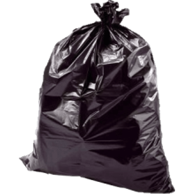 Bolsa para basura color negra, tamaño 50 x 70