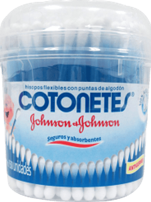 Aplicadores Hisopos con punta de algodón, paquete con 150 piezas.