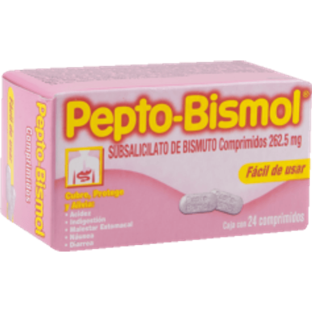 Pepto Bismol tabletas de 262 mg