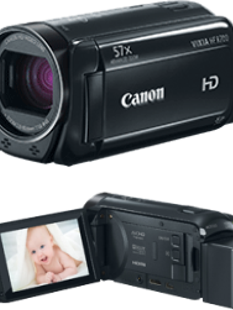 Videó Camara modelo VIXIA HF R700 color negro, incluye tripie, maleta y tarjeta de 16 gb. 1