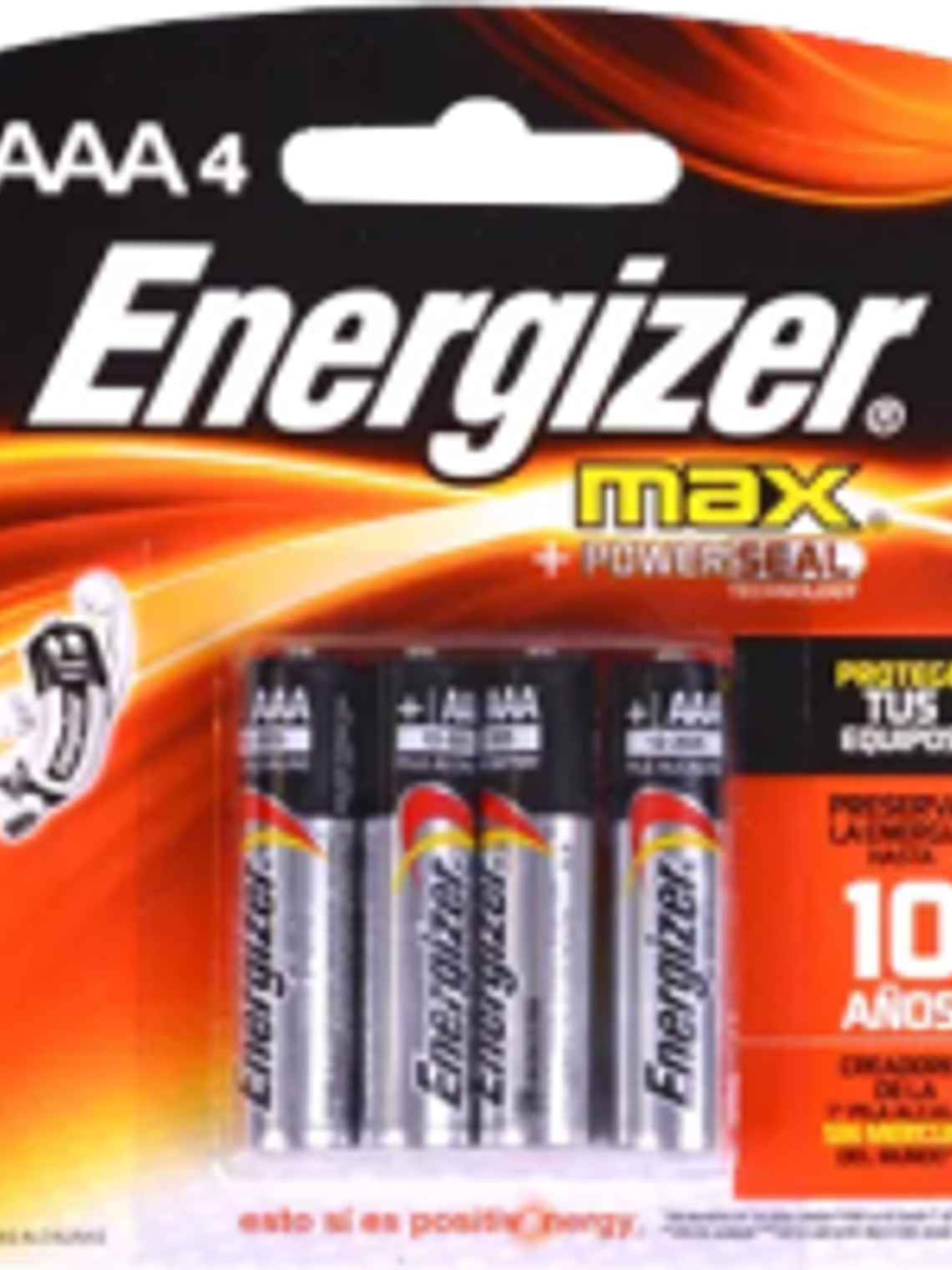 Pila alcalina tamaño AAA paquete con 4 piezas. 1