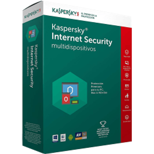 Antivirus internet security multidispositivos , 1 + 1 licencias, 1 año