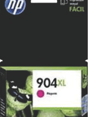 Tinta color magenta modelo HP 904 XL - T6M04AL.