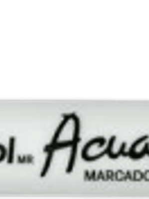 Marcador permanete acuacolor color azul. 