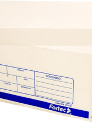 Caja de archivo plástica color blanco