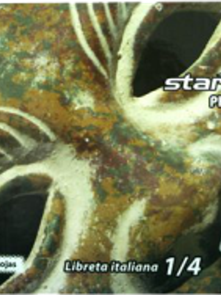 Cuaderno cuadro grande 7 mm, pasta dura, forma italiana, con 96 hojas. 1