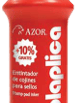 Tinta para sello Rollaplica color rojo, contenido 60 ml.