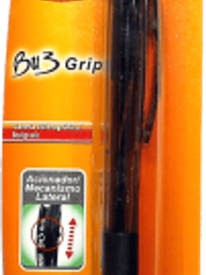 Bolígrafo color negro, BU3 con grip.