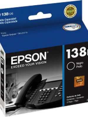 Cartucho de tinta color Negro T138126 p/impresora TX525