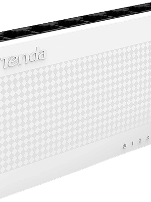 Switch Fast Ethernet modelo S108V8 de 8 ptos 10/100 Mbps, 1 Gbit/s color blanco 