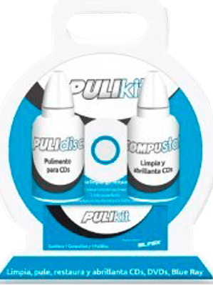 Kit para la limpieza y pulimento de CDs