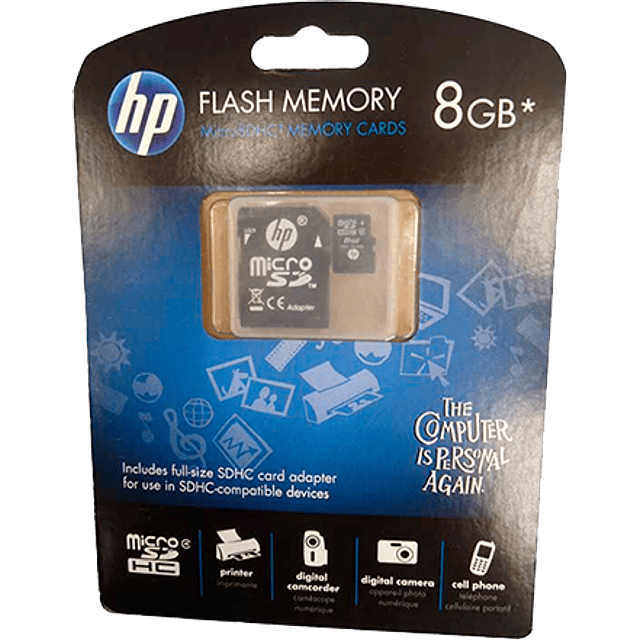 Memoria SDHC Flash Memory 8 GB