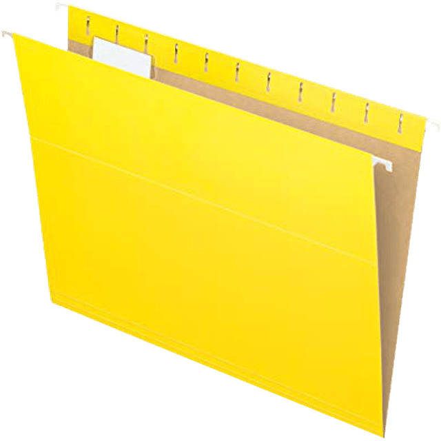 Folder colgante tamaño carta amarillo | Mafer Computación