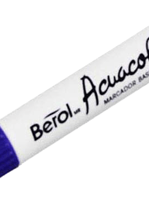 Marcador acuacolor, color violeta.