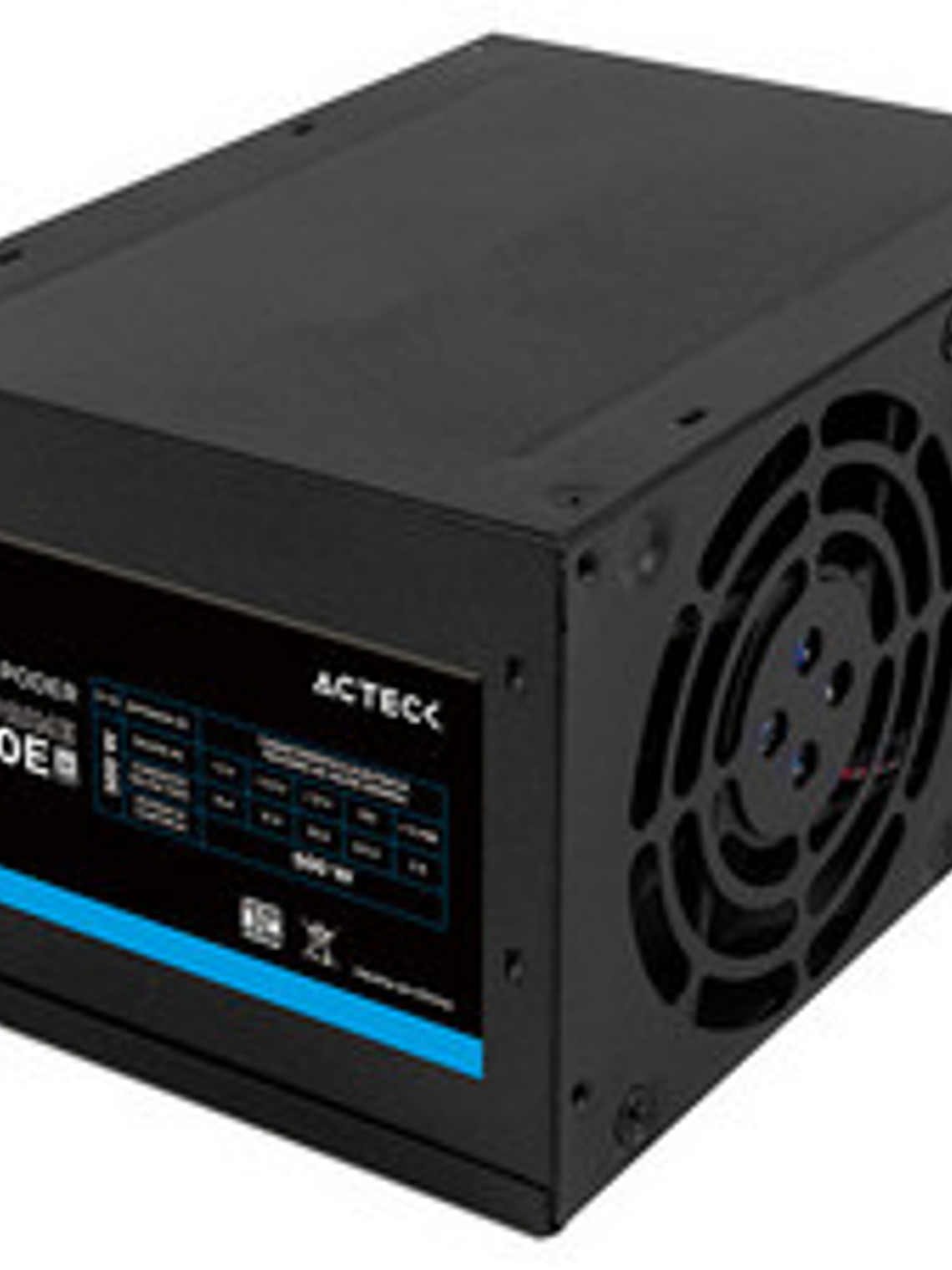 FUENTE DE PODER ACTECK DE 500W COLOR NEG 1