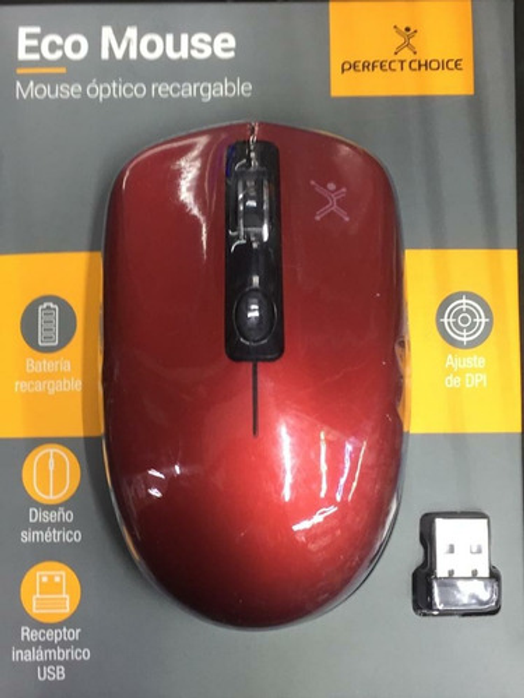 Mouse Perfect Choice alámbrico negro 1