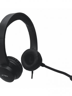Diadema Acteck alámbrica con micrófono