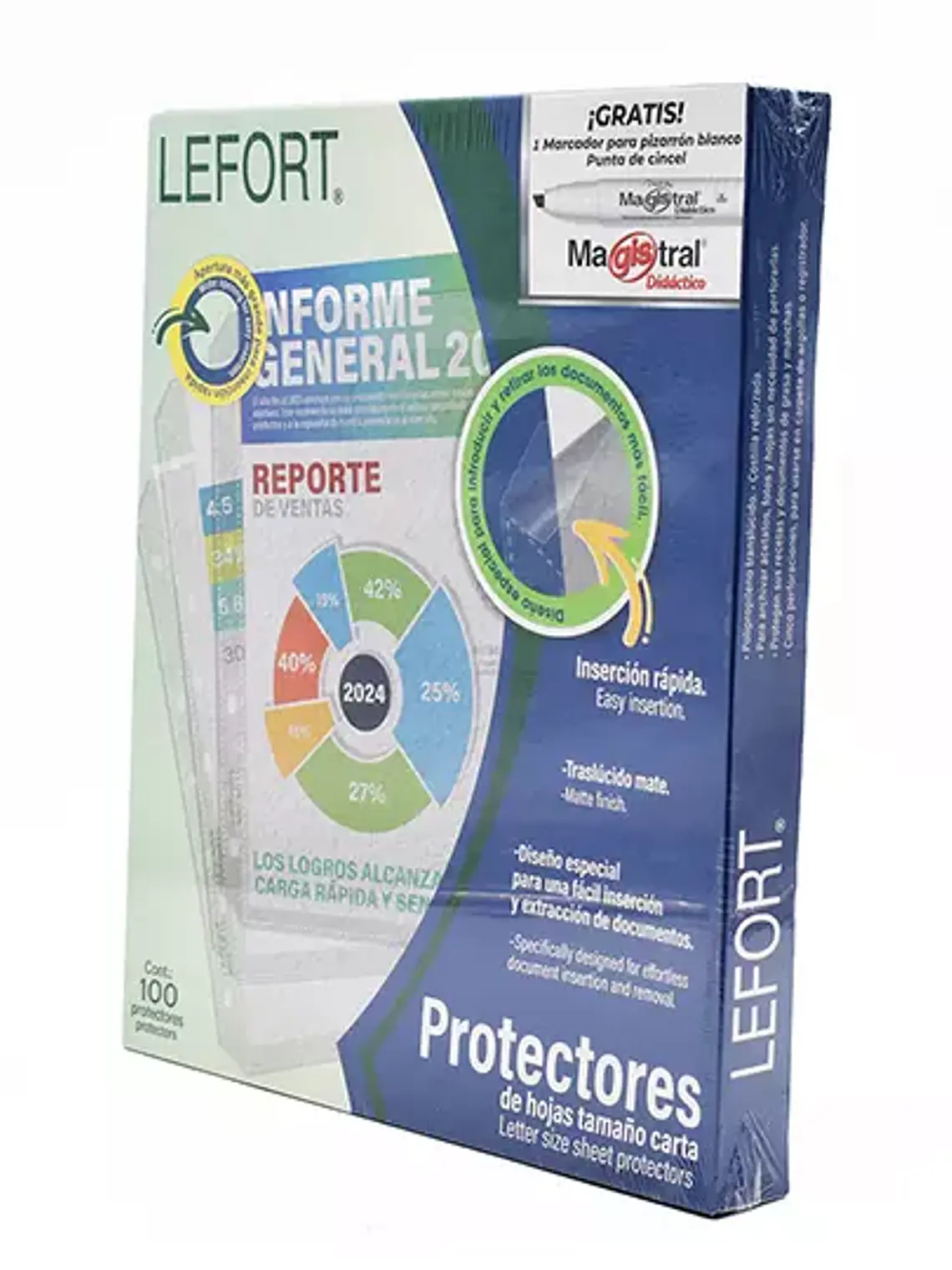 LM-Protector de hojas Lefort 390 tamaño 1