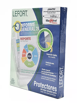 LM-Protector de hojas Lefort 390 tamaño