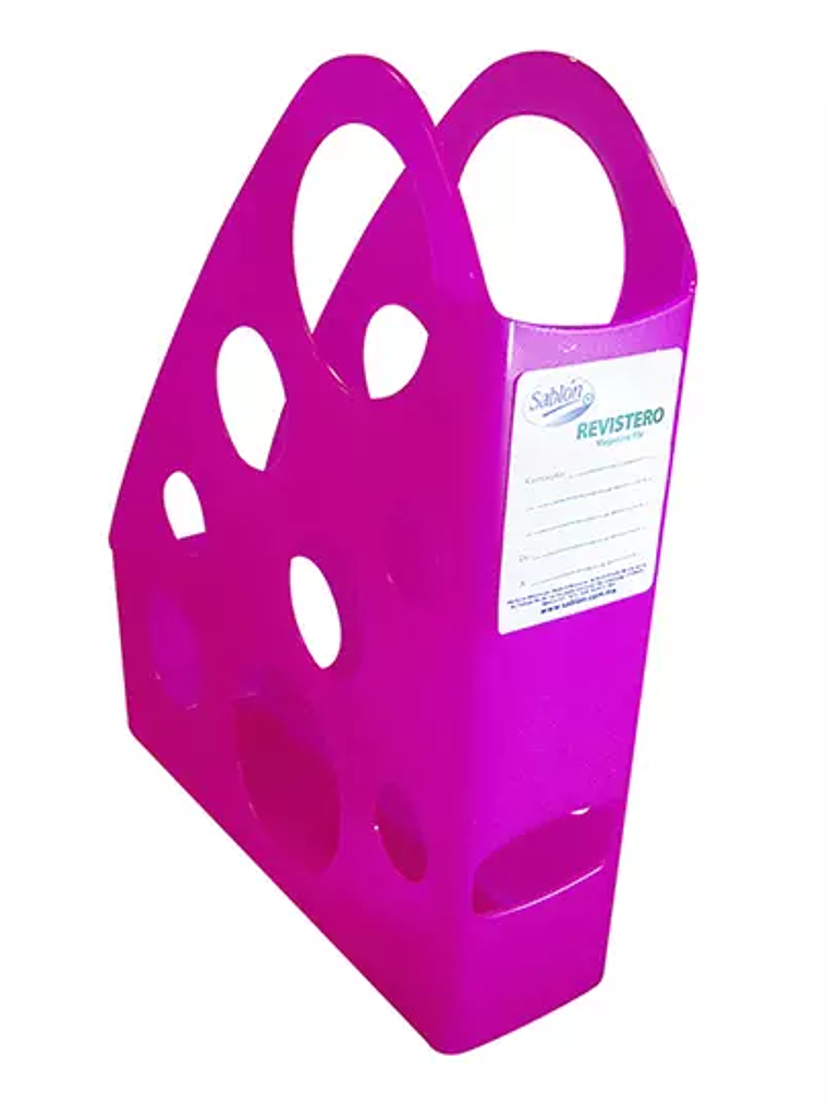 Revistero Sablón tamaño carta color rosa 1