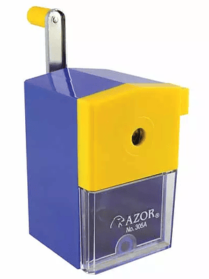 Sacapuntas manual Azor con palanca para