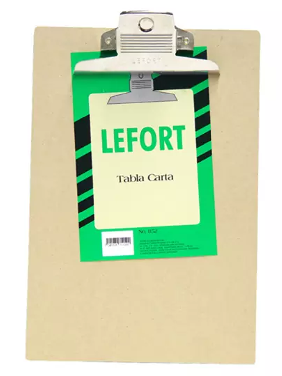 Tabla fibracel Lefort con clip metálicot 1