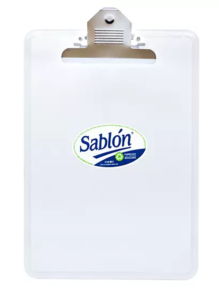 Tabla de plástico Sablón con clip metáli 1