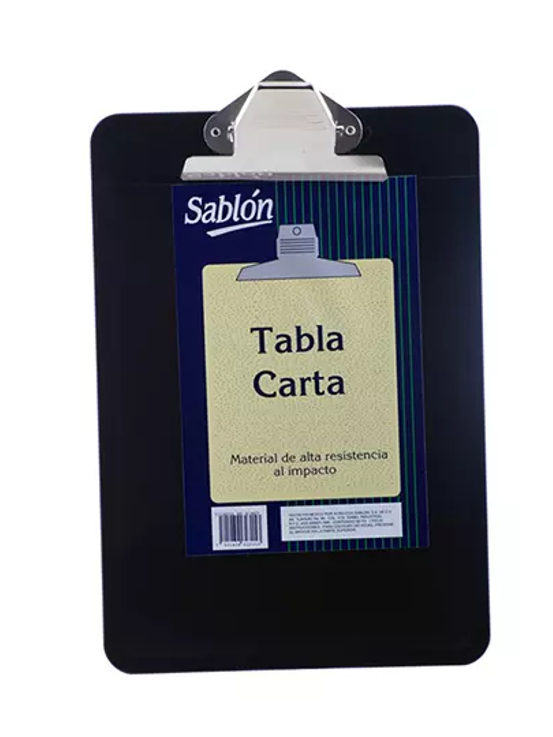 LM-Tabla de plástico Sablón con clip met 1