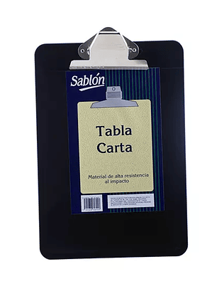 LM-Tabla de plástico Sablón con clip met