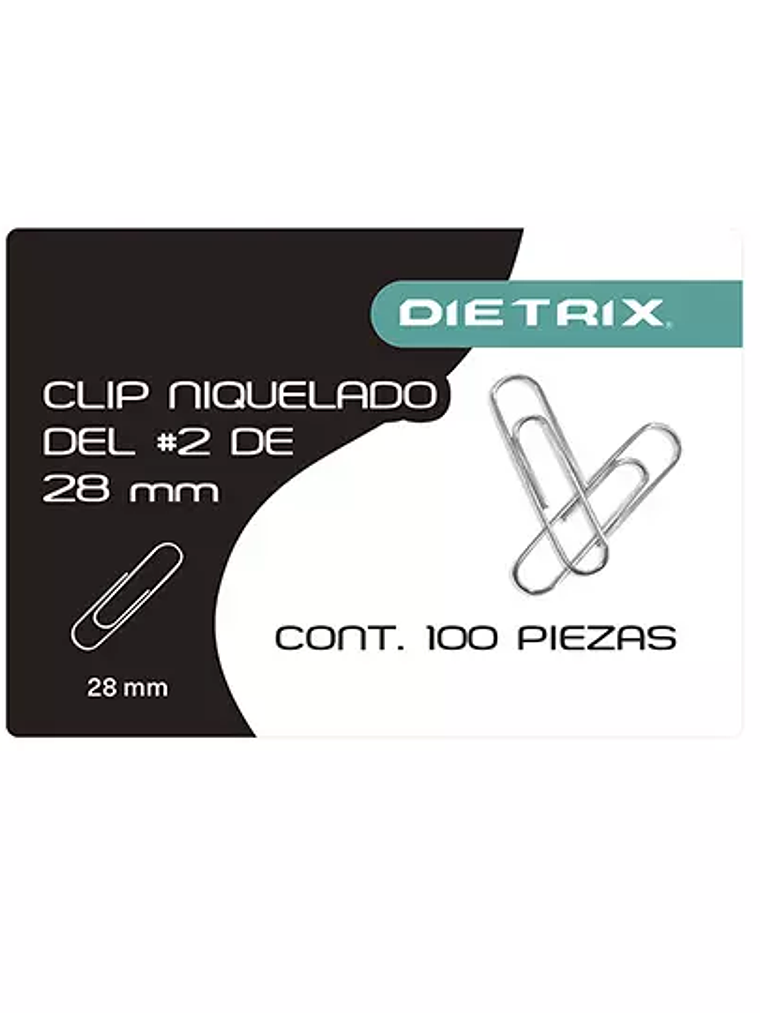 Clip niquelado Dietrix numero dos 28 mil 1