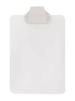 Tabla de plástico Sablón con broche plás