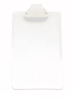 Tabla de plástico Sablón con broche plás