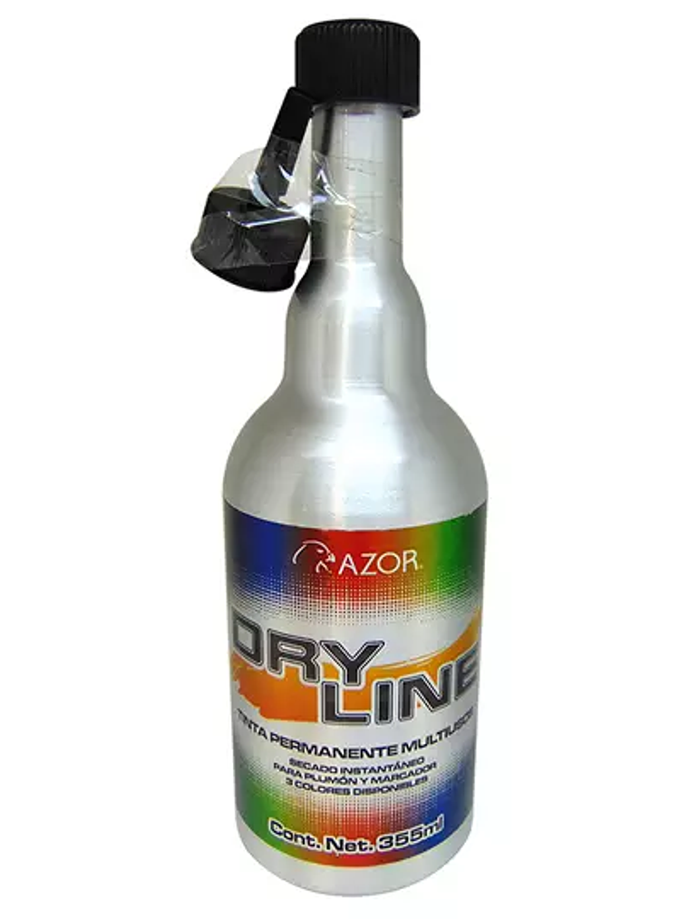 Tinta permanente Dry Line Azor color neg 1