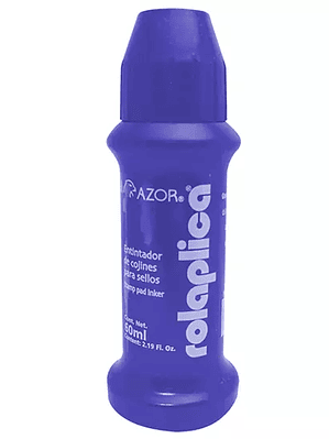 Tinta para sello Rolaplica Azor color az