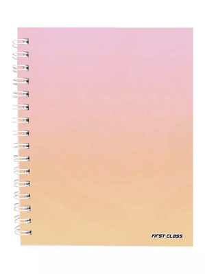 cuaderno engargolado first class frances