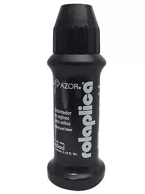 Tinta para sello Rolaplica Azor color ne