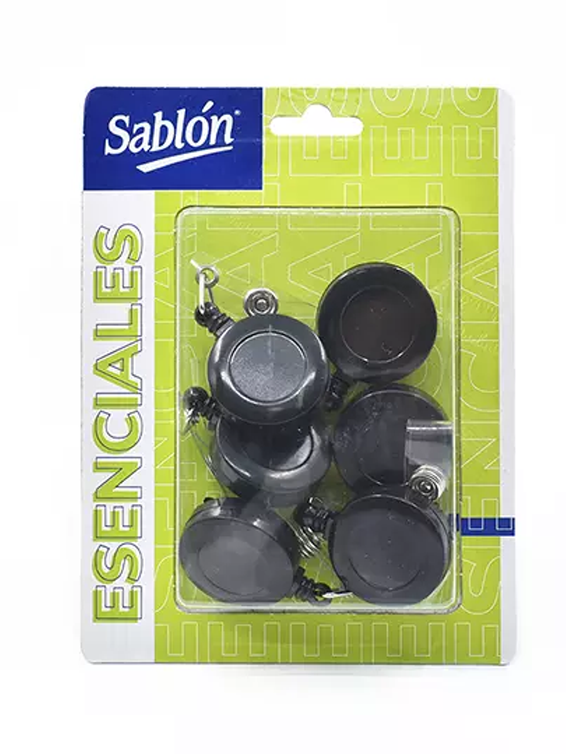 Portagafetes tipo yoyo Sablón retráctil 1