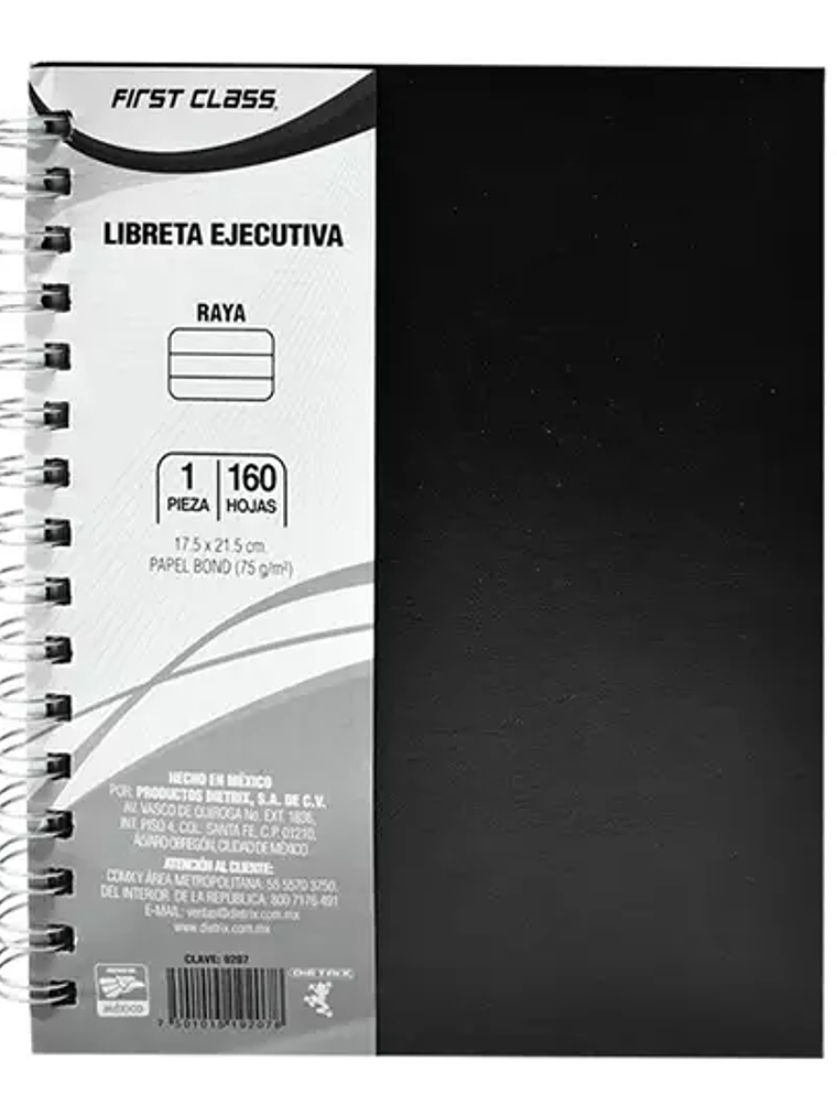 Cuaderno engargolado Dietrix forma franc 1