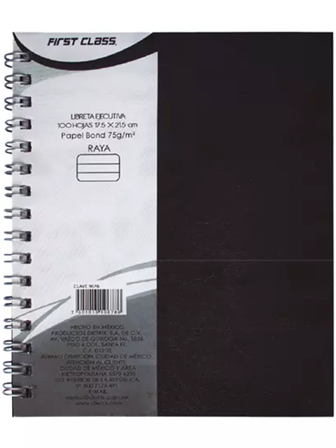Cuaderno engargolado Dietrix forma franc 1