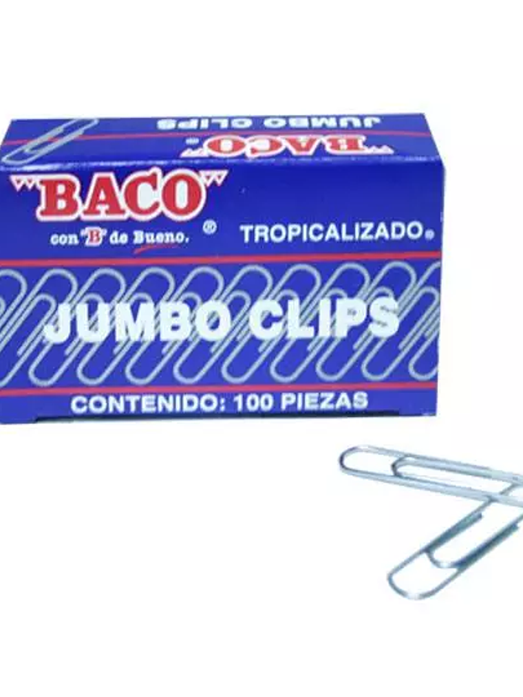 Clip Baco tropicalizado jumpo ,  1 caja 1