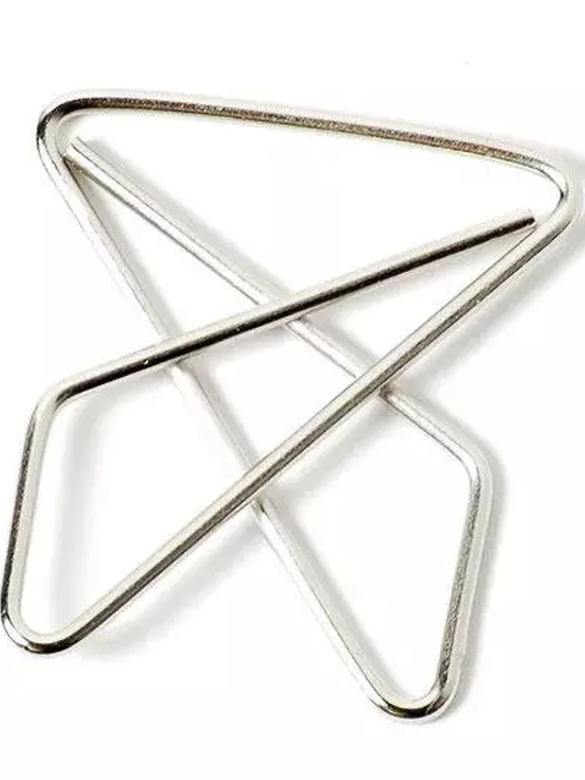 Clip Baco mariposa gigante niquelado no. 1