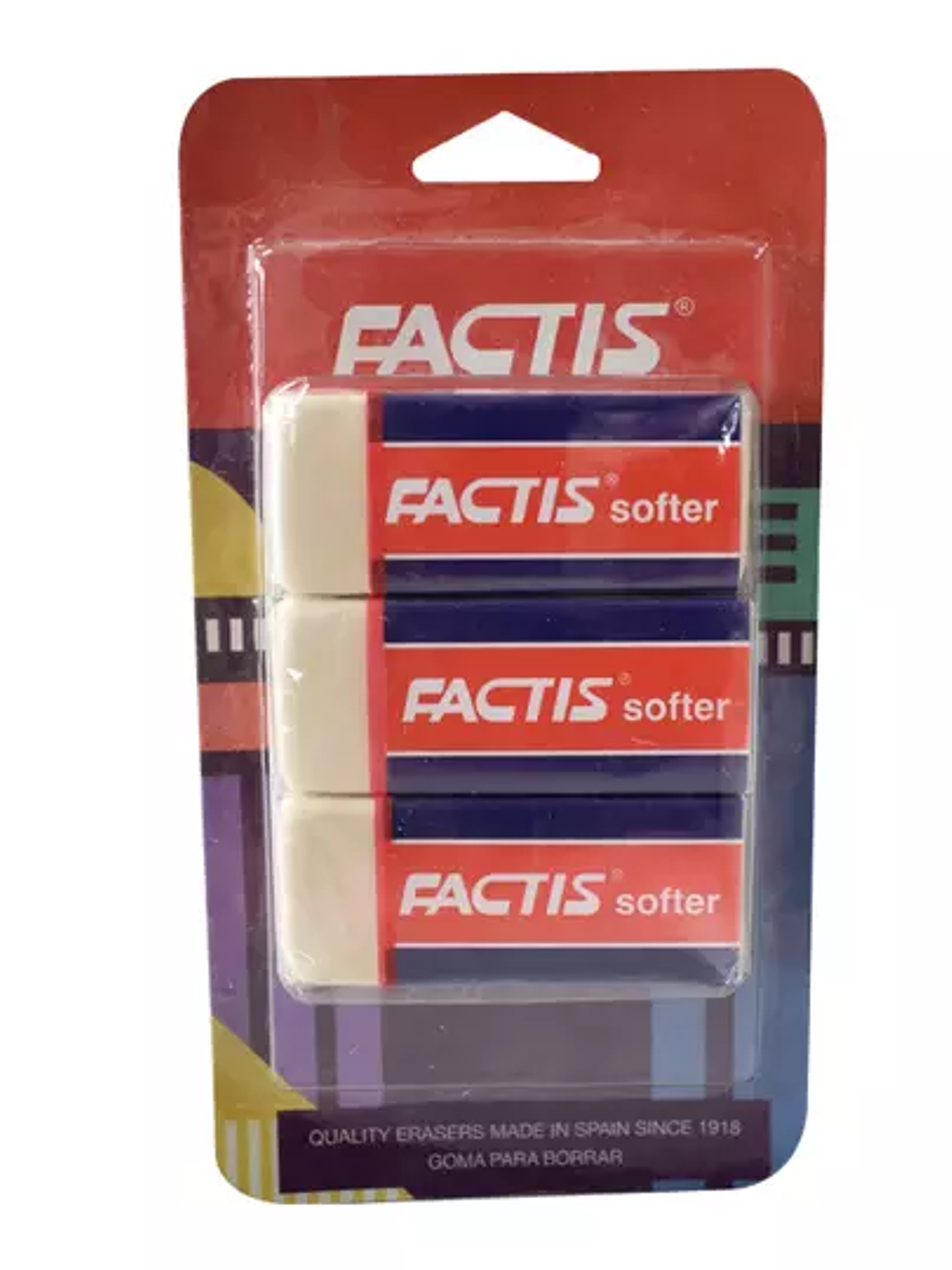 Goma Factis S20 con faja de cartón blíst 1