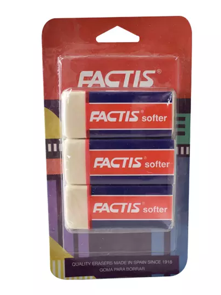 Goma Factis S20 con faja de cartón blíst 1