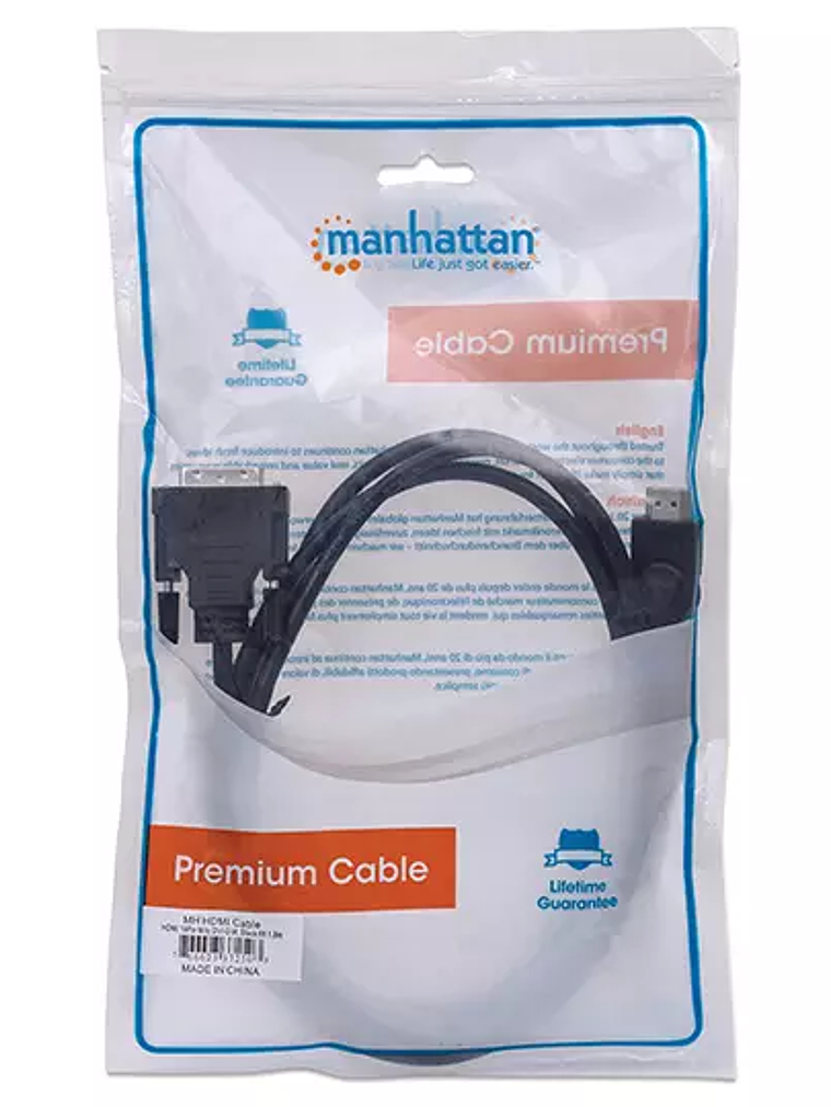 Cable Manhattan HDMI - dvi-d macho-macho 1