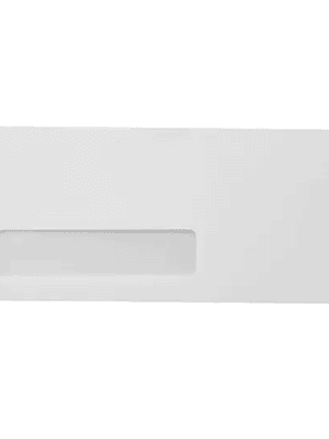 Sobre correspondencia blanco con ventana